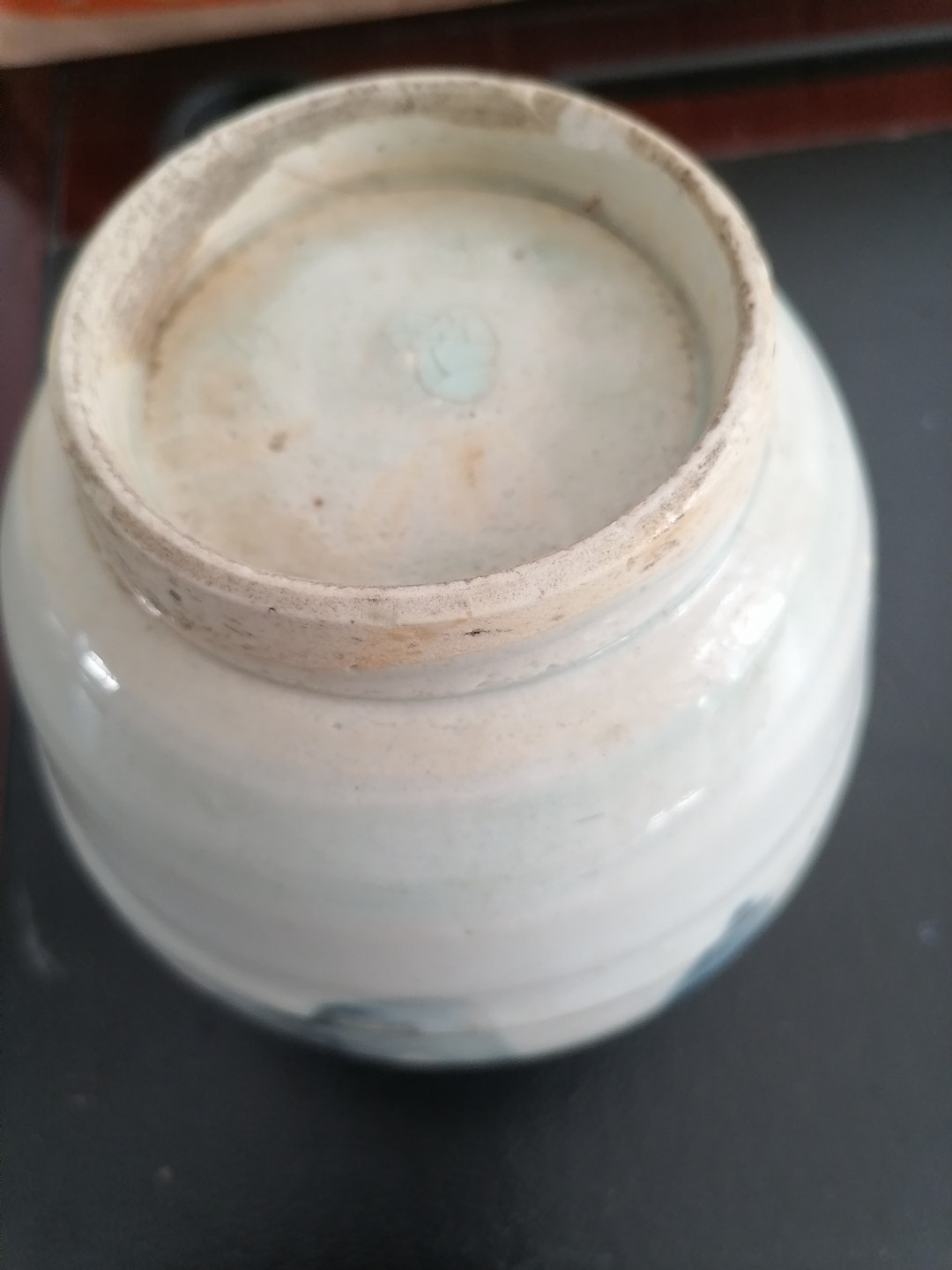 保真古币杂项专场 清末青花罐