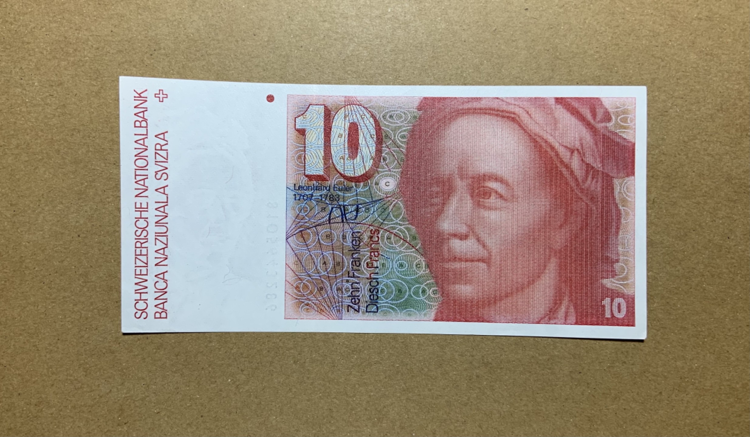 收藏联盟Quantum Auction 第198期拍卖 (已更新) 瑞士1981年10法郎 品相AU+ 早期年份 欧拉