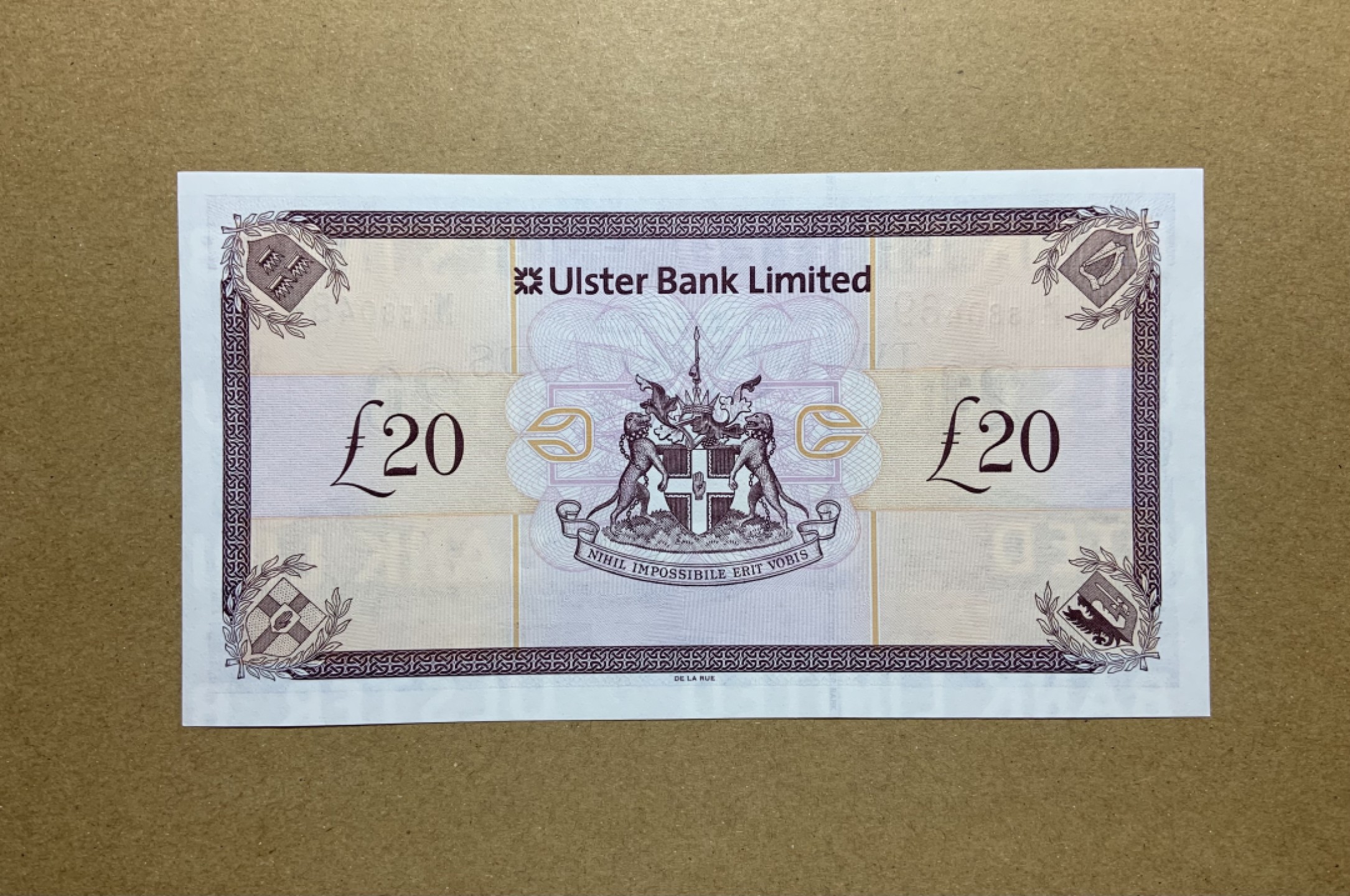收藏联盟Quantum Auction 第198期拍卖 (已更新) 北爱尔兰优斯特银行2014年20镑 品相全新UNC