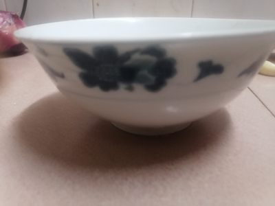 保真古币杂项专场 - 湘石湾青花大碗