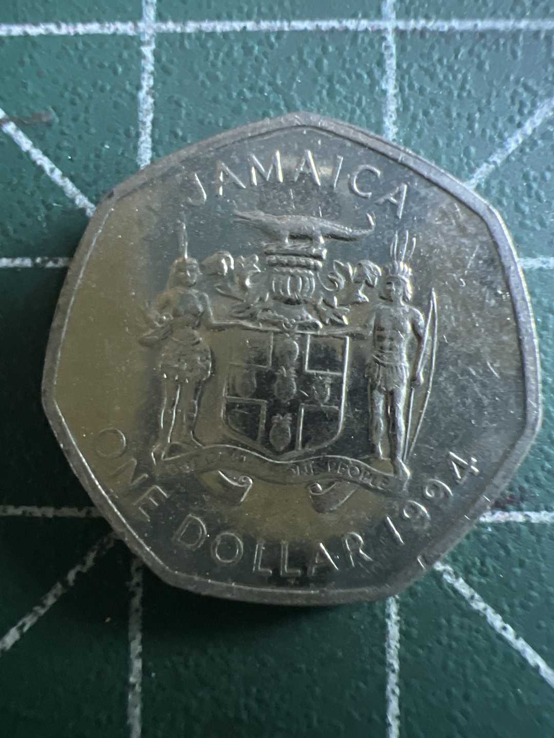 泡泡堂第113期  世界硬币明信片邮票专场（无押金，无佣金，捡漏，全场20包邮，偏远地区除外） 牙买加一刀