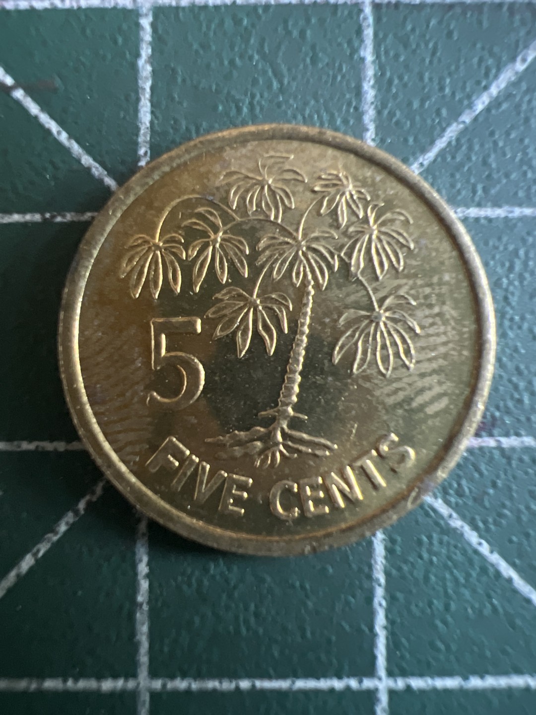 泡泡堂第115期  世界硬币明信片专场（无押金，无佣金，捡漏，全场20包邮，偏远地区除外） 塞舌尔五分