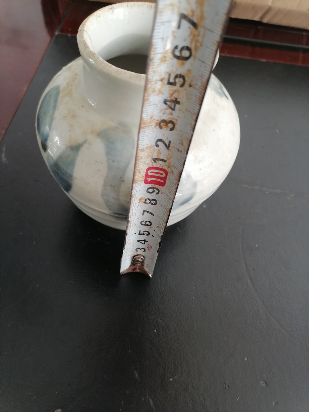 保真古币杂项专场 清末青花罐