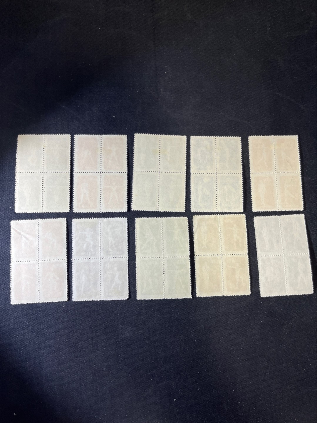 洪涛臻品 精选邮票限时拍卖第五十一期 体操新盖混一套，5枚新，5枚盖，上品