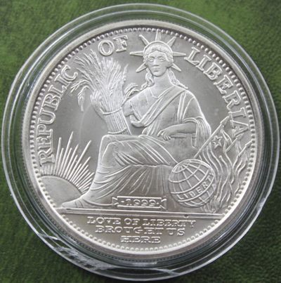 巴斯克收藏第43期 优质散币、老银币 高分评级币 全场包邮 19/20号0元起两连拍 - 利比里亚1999年20元千禧年~坐洋纪念大银币