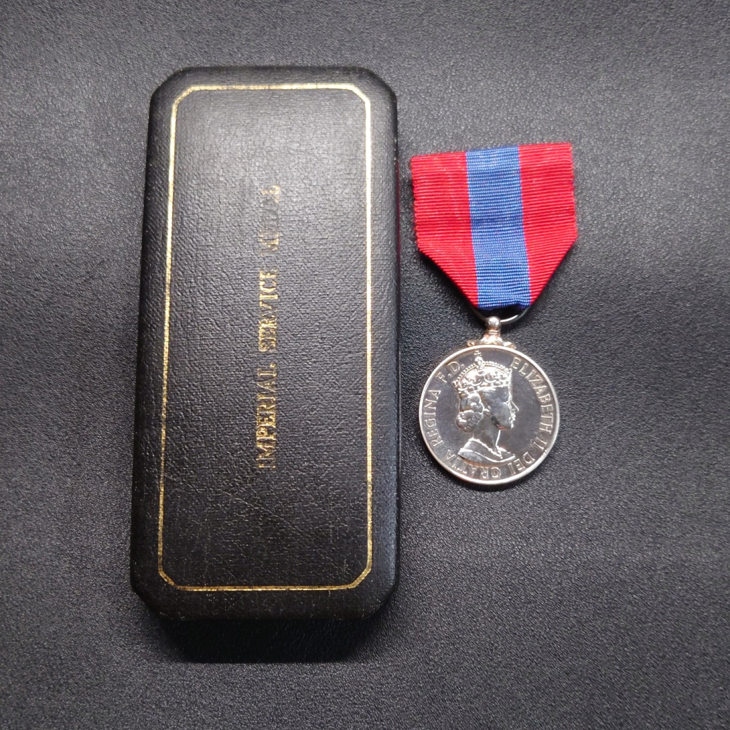 勋章奖章交易所10月15日群拍 英国伊丽莎白二世版帝国服务奖章（银质）