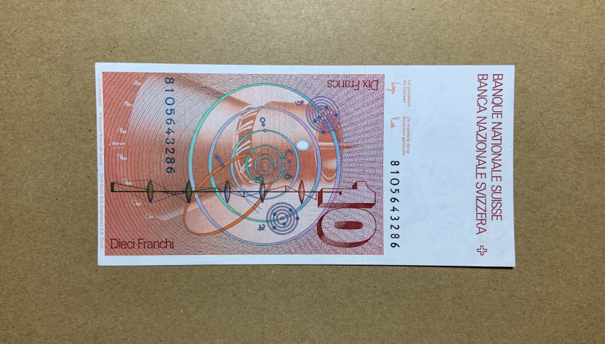 收藏联盟Quantum Auction 第198期拍卖 (已更新) 瑞士1981年10法郎 品相AU+ 早期年份 欧拉