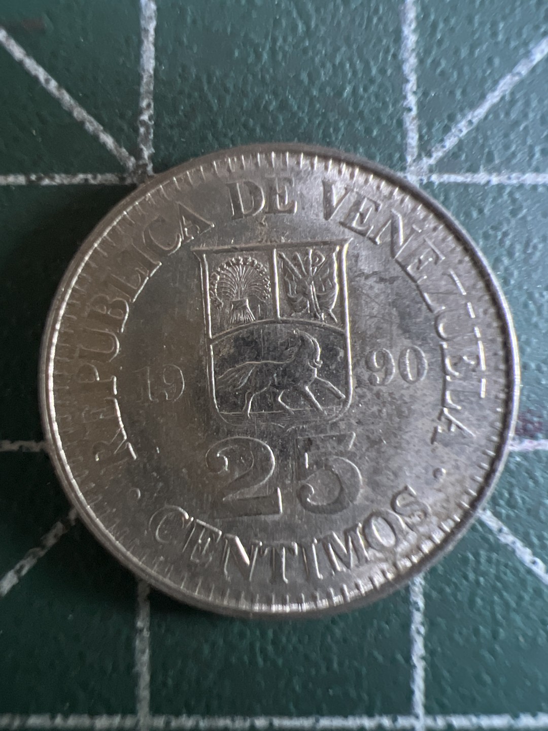 泡泡堂第115期  世界硬币明信片专场（无押金，无佣金，捡漏，全场20包邮，偏远地区除外） 委内瑞拉25分