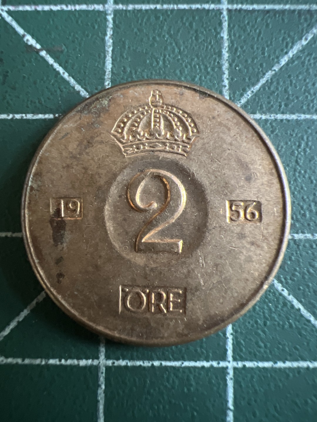 泡泡堂第142期  世界硬币专场（无押金，无佣金，捡漏，全场20包邮，偏远地区除外） 瑞典1956年2欧尔