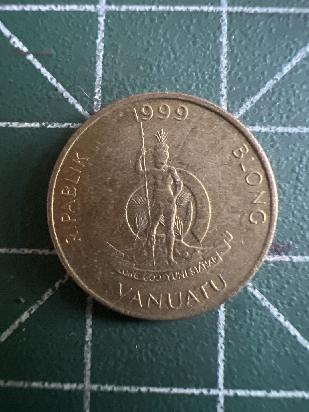 泡泡堂第115期  世界硬币明信片专场（无押金，无佣金，捡漏，全场20包邮，偏远地区除外） 瓦努阿图一分