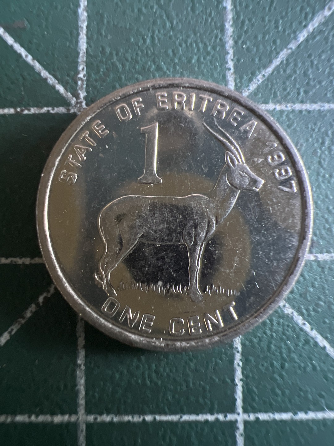 泡泡堂第115期  世界硬币明信片专场（无押金，无佣金，捡漏，全场20包邮，偏远地区除外） 厄立特里亚一分