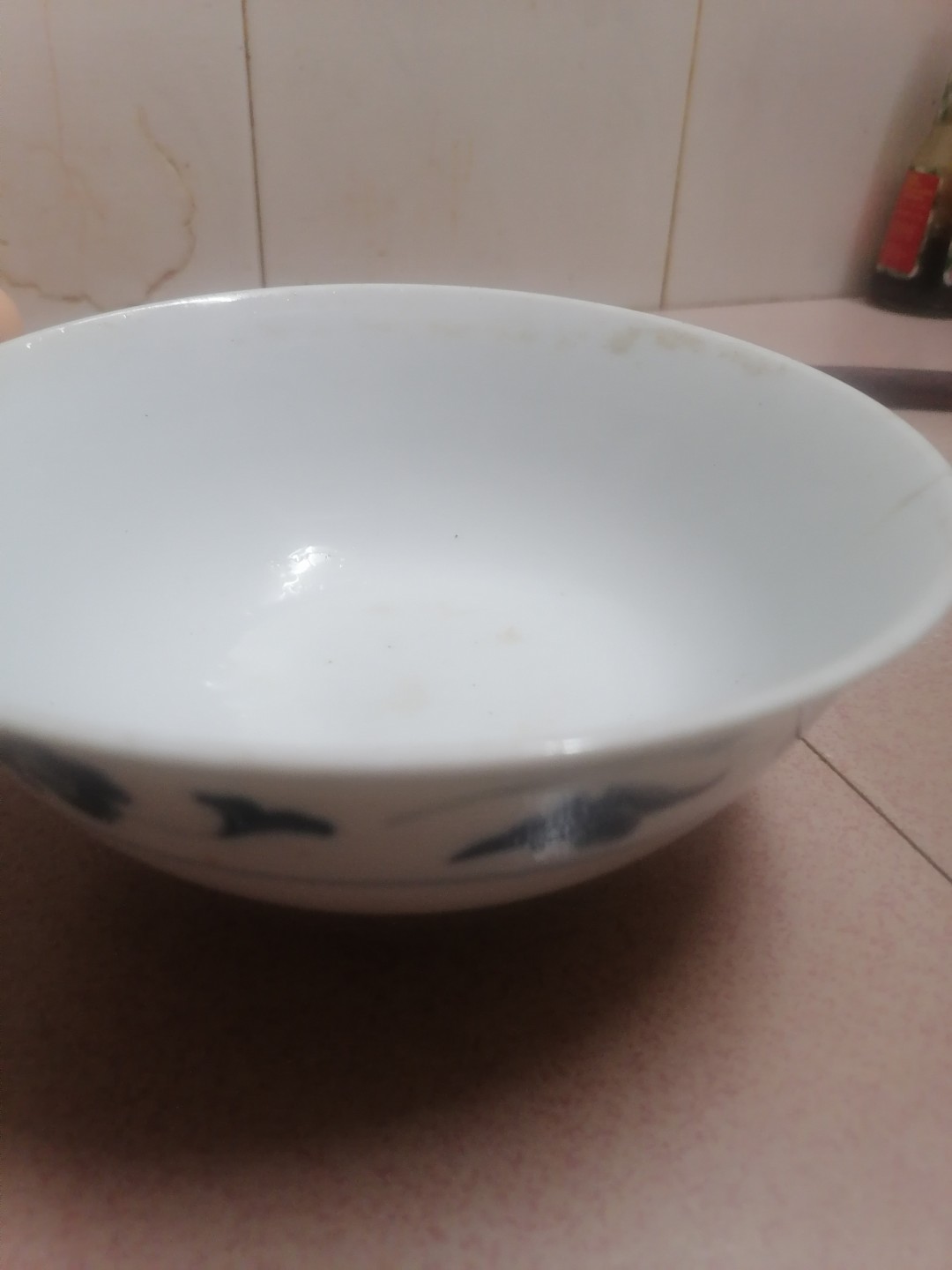 保真古币杂项专场 湘石湾青花大碗