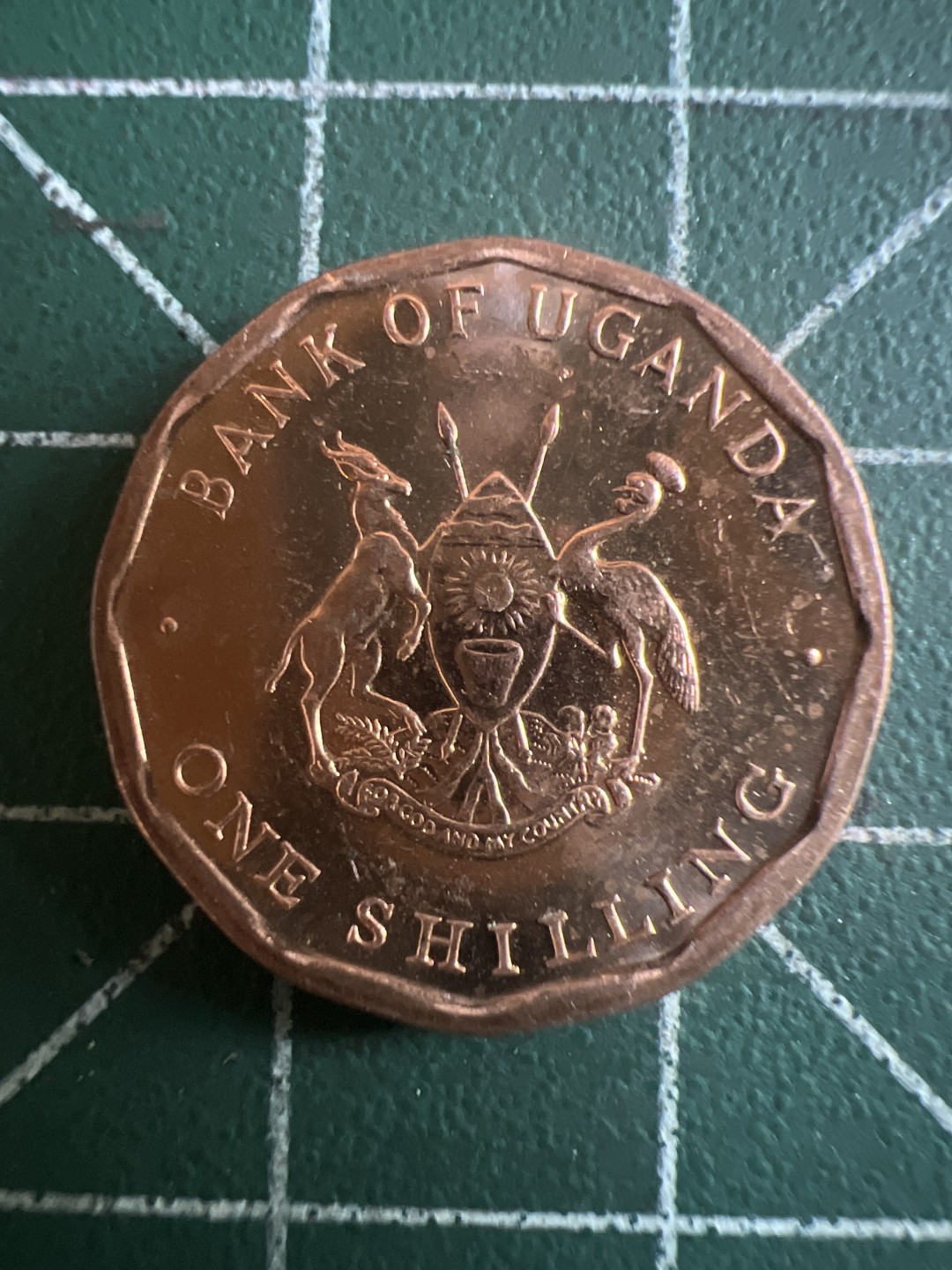 泡泡堂第115期  世界硬币明信片专场（无押金，无佣金，捡漏，全场20包邮，偏远地区除外） 乌干达一先令