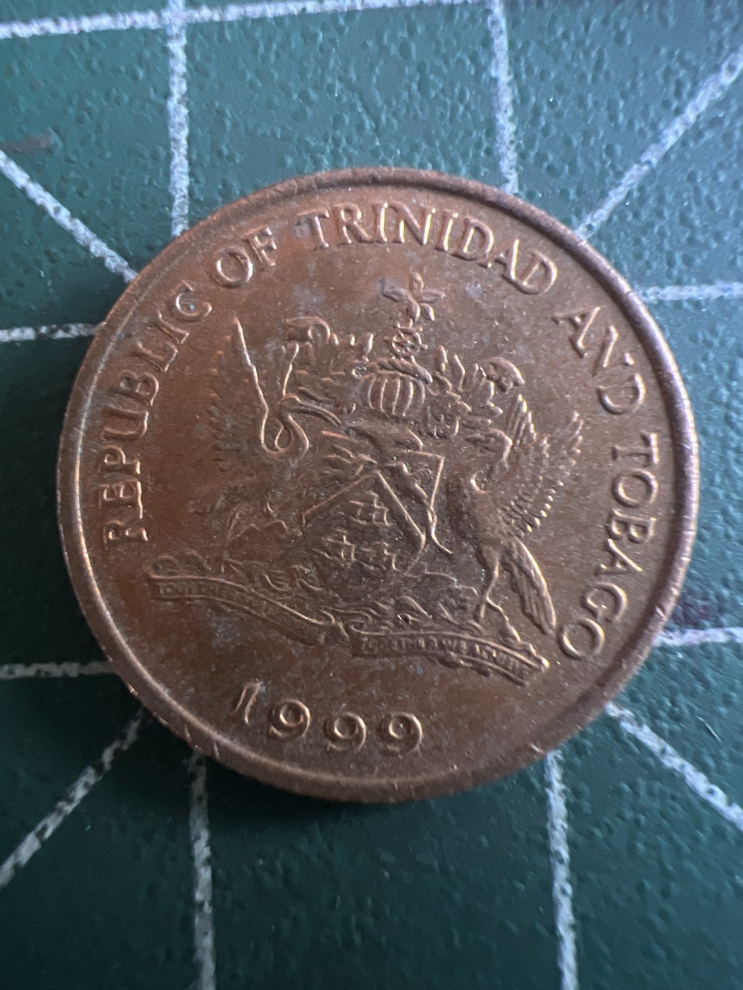 泡泡堂第113期  世界硬币明信片邮票专场（无押金，无佣金，捡漏，全场20包邮，偏远地区除外） 特立尼达一分