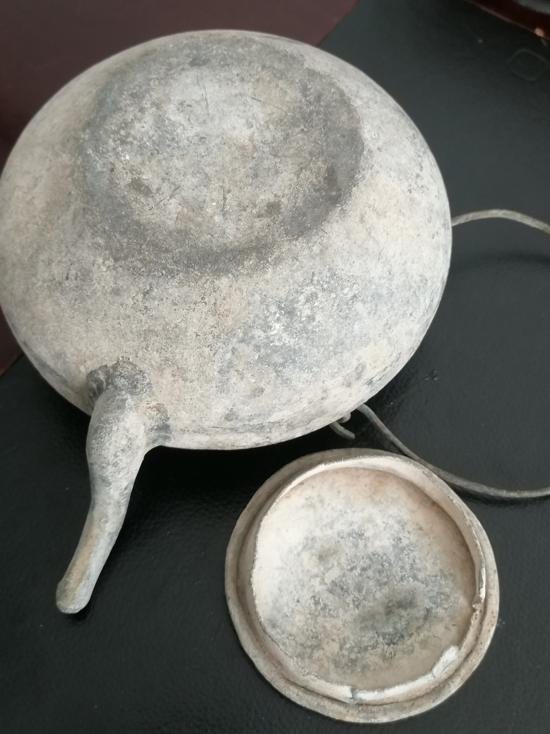 保真古钱杂件专场 老锡壶