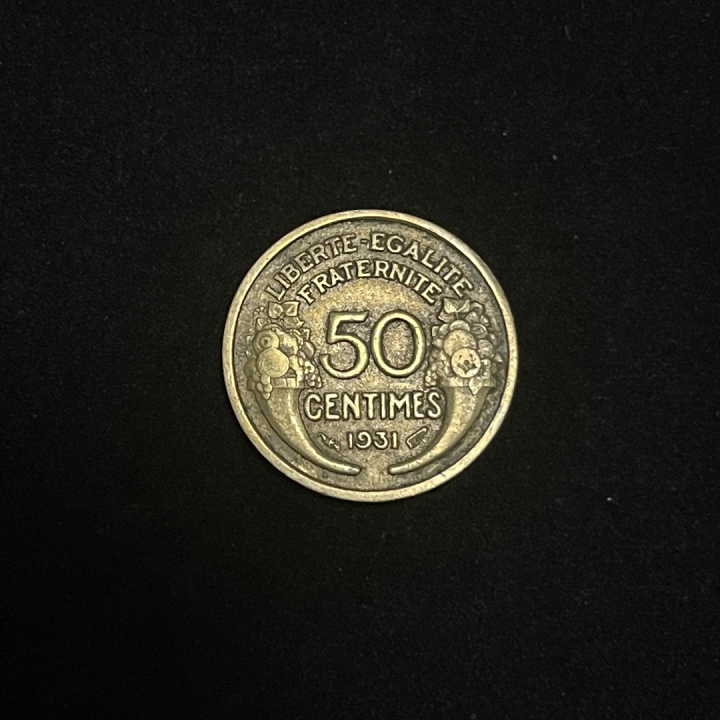 外国硬币0元起拍 法国硬币50生丁
