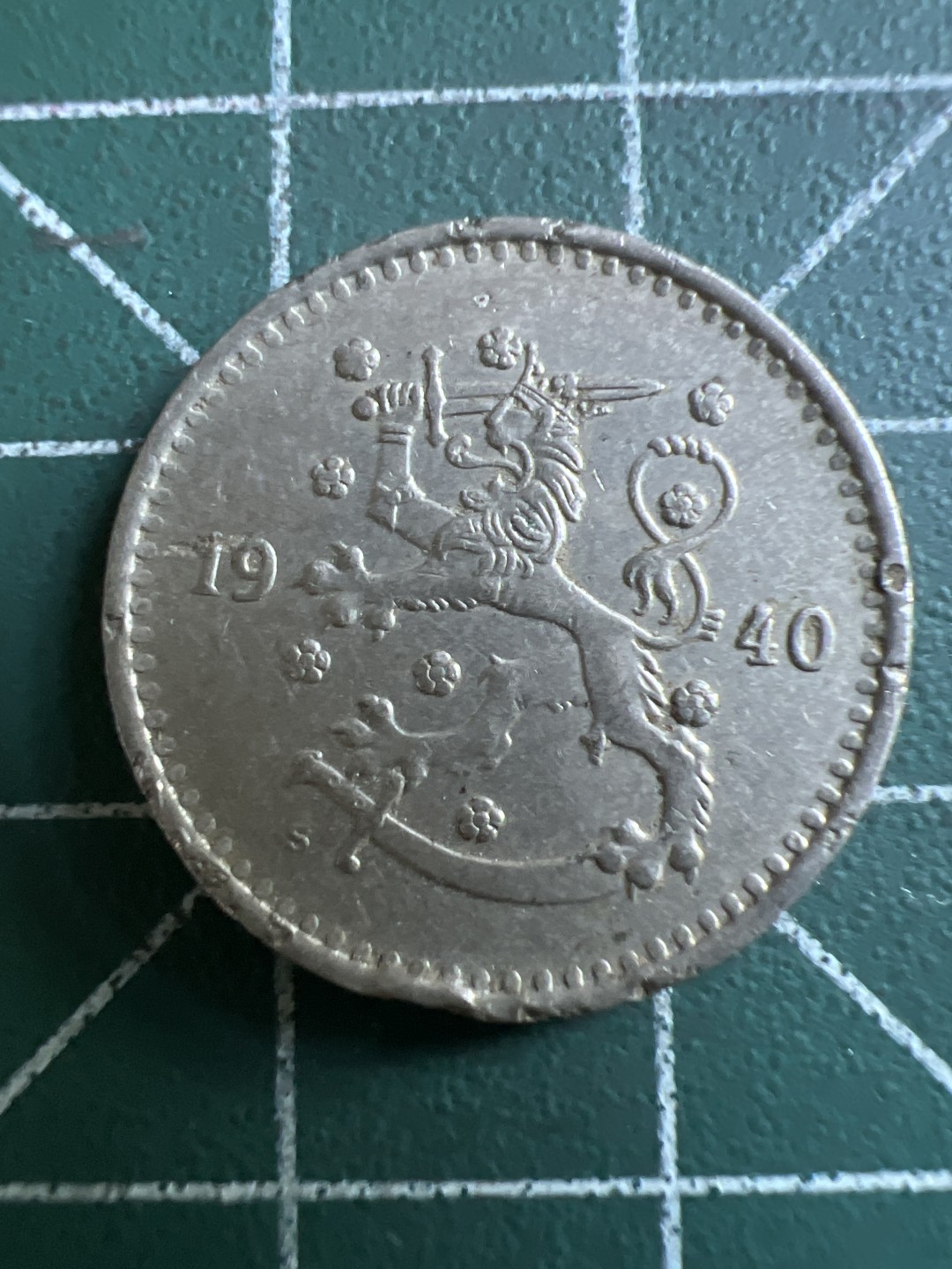 泡泡堂第113期  世界硬币明信片邮票专场（无押金，无佣金，捡漏，全场20包邮，偏远地区除外） 芬兰1940年一马克