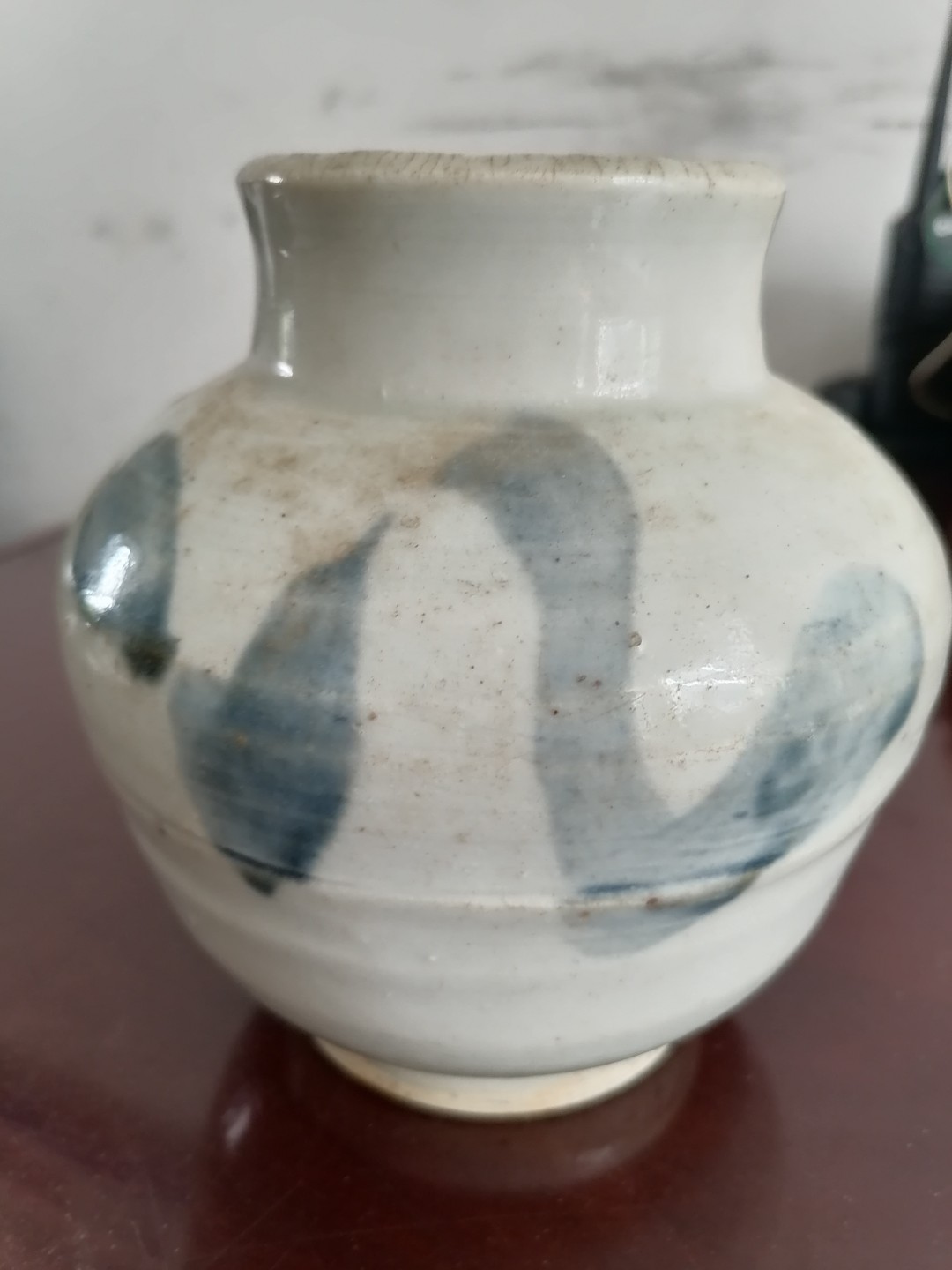 保真古币杂项专场 清末青花罐