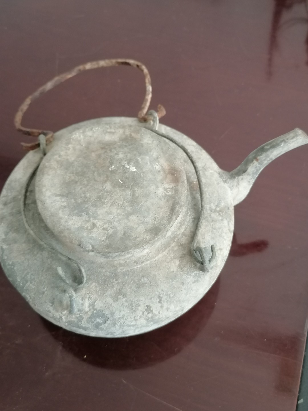 保真古钱杂件专场 老锡壶