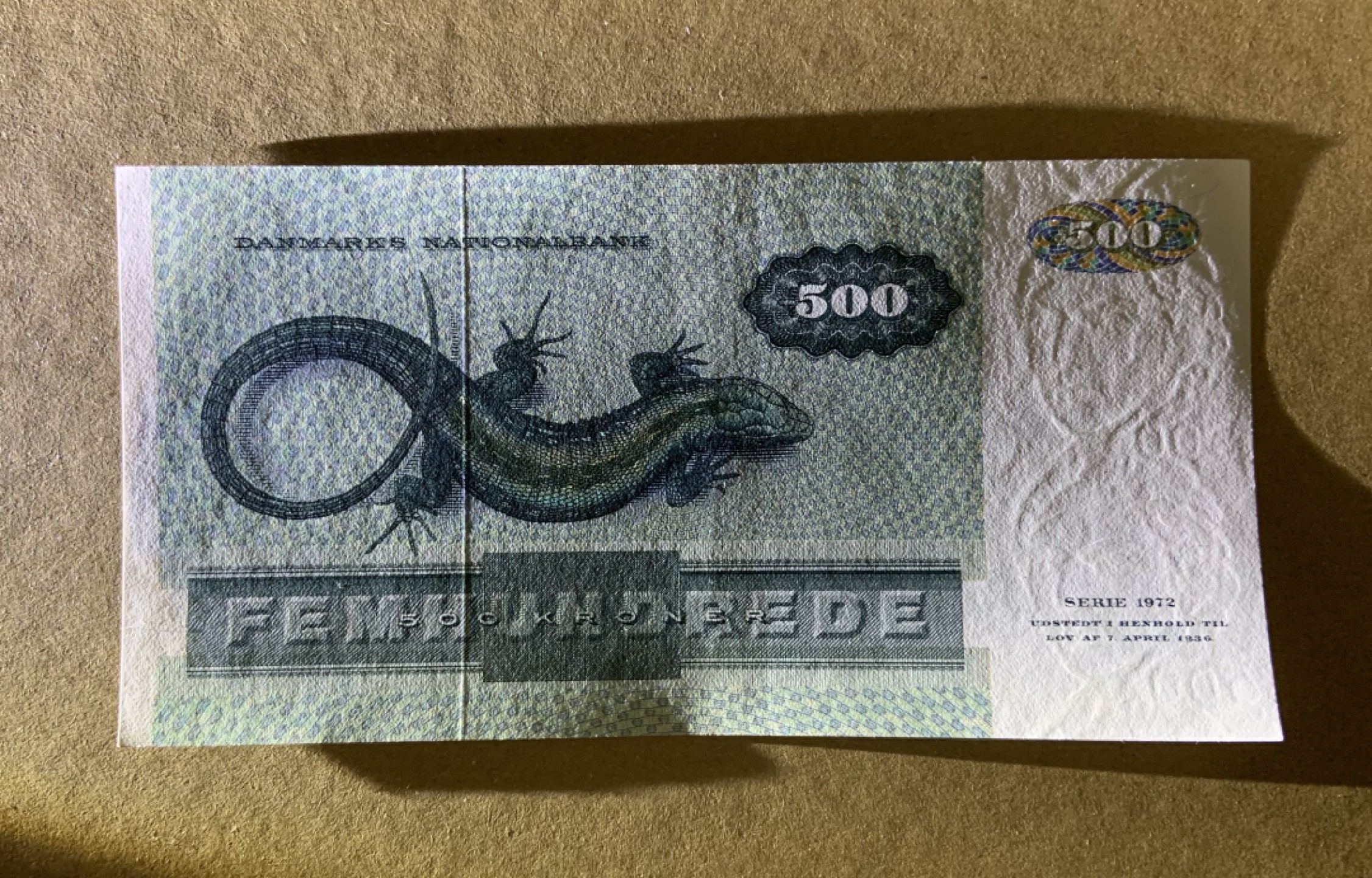 收藏联盟Quantum Auction 第198期拍卖 (已更新) 丹麦1986年500克朗 品相UNC- 大蝾螈