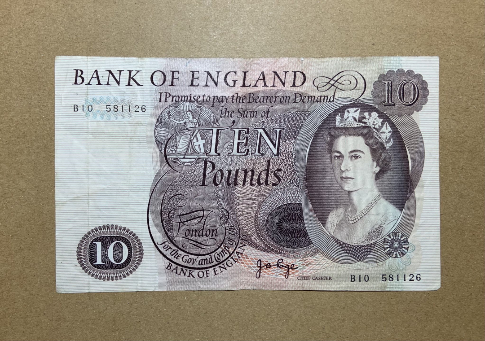 收藏联盟Quantum Auction 第198期拍卖 (已更新) 英国1970-75年10镑 非全新 品相如图