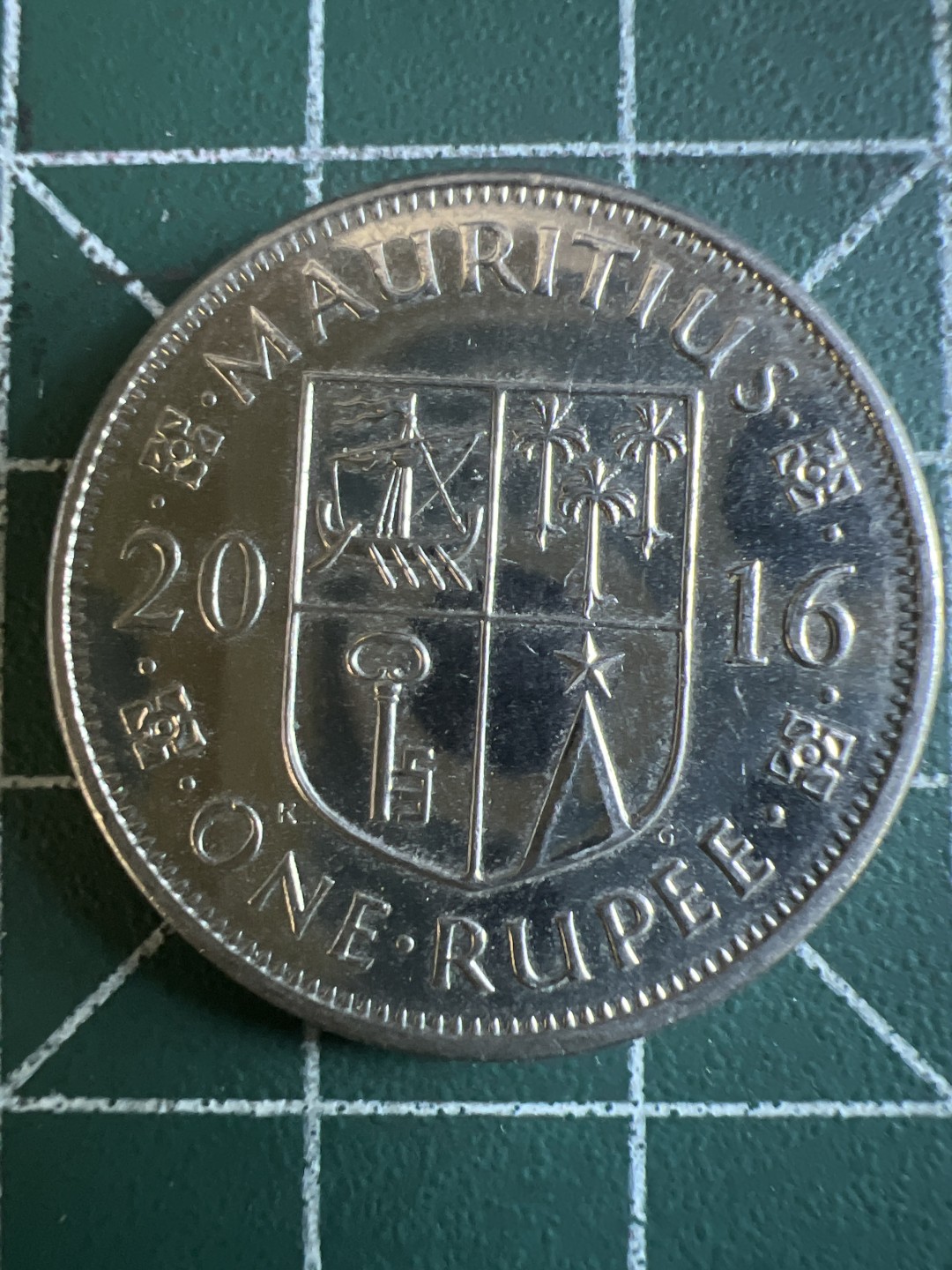 泡泡堂第114期  世界硬币邮票专场（无押金，无佣金，捡漏，全场20包邮，偏远地区除外） 毛里求斯大币