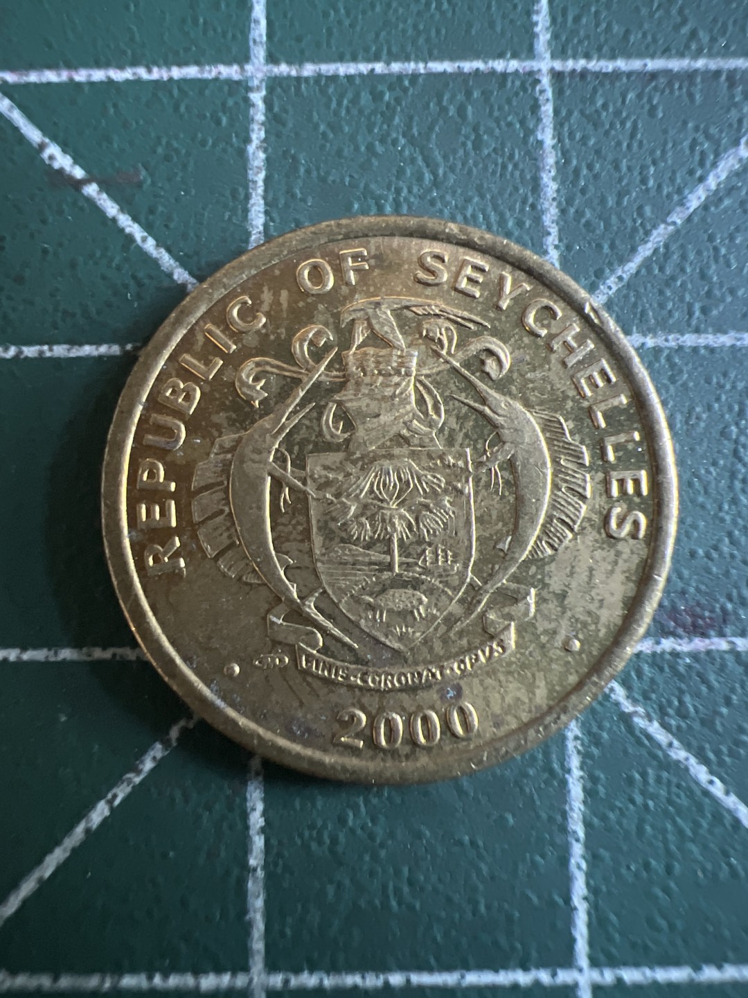 泡泡堂第115期  世界硬币明信片专场（无押金，无佣金，捡漏，全场20包邮，偏远地区除外） 塞舌尔五分