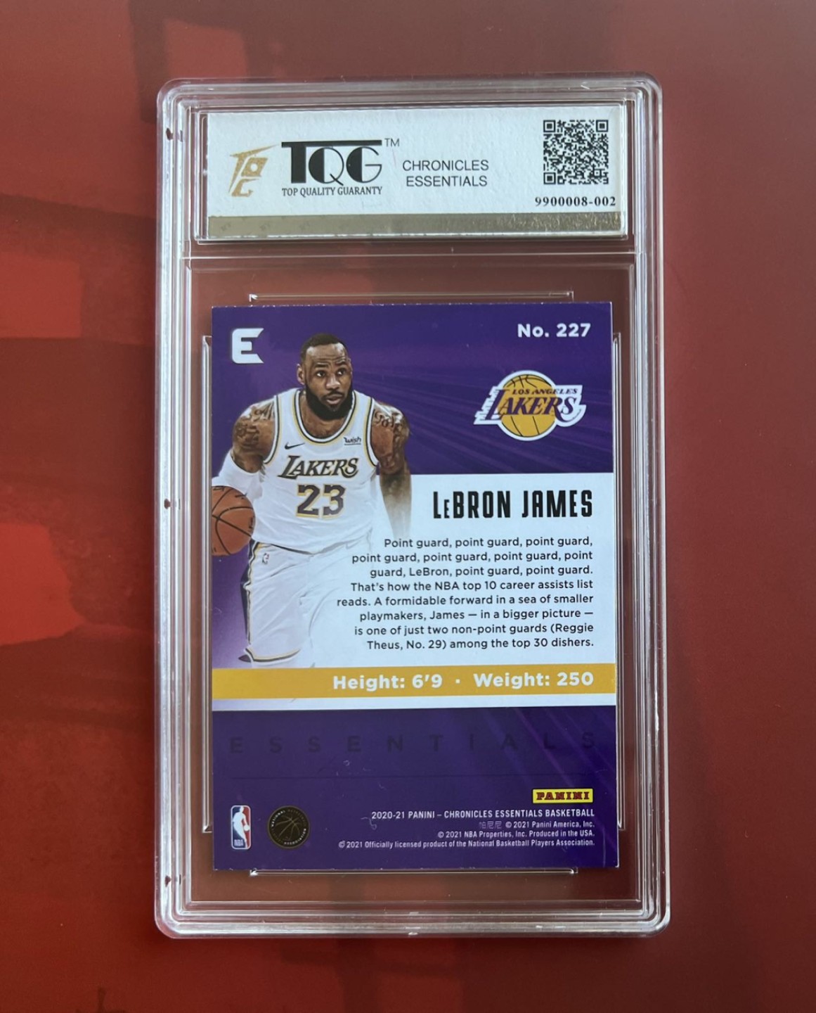 【稀奇送评】【TQG星卡评级】福利限时拍专场【1】 LEBRON JAMES (勒布朗詹姆斯)