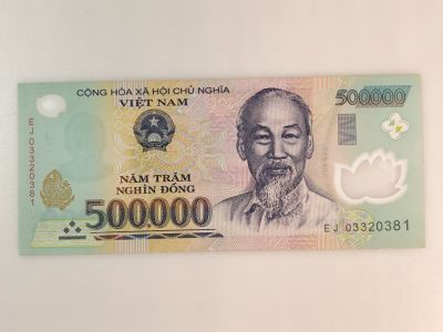 【三泉🏦Quan Se】拍卖⚖️第4期-【越南1951-1994纸币专场】 - 越南2003年版首发年份50万盾塑料钞 UNC【罕见，越南第一版塑料钞最大面值】