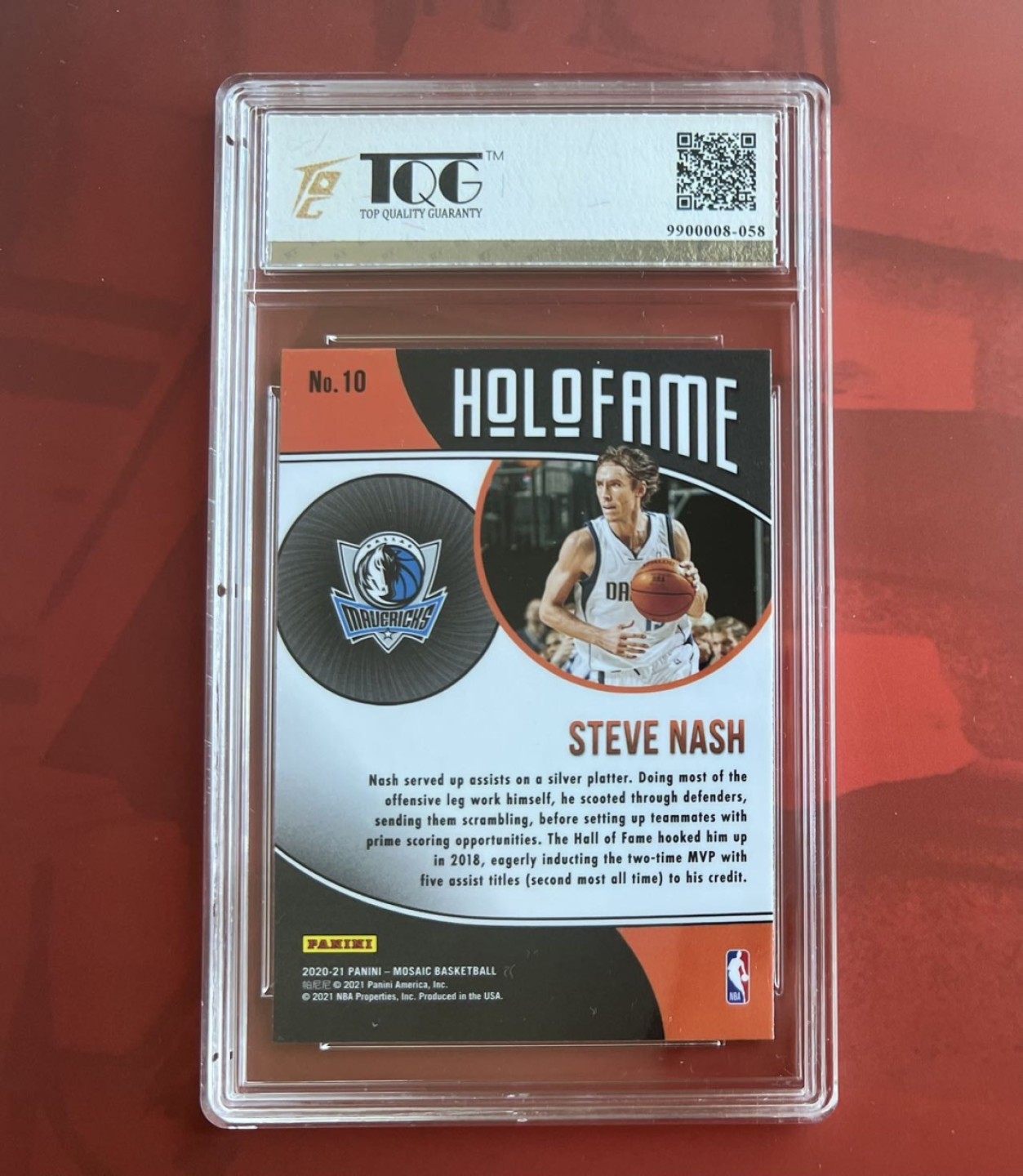 【稀奇送评】【TQG星卡评级】福利限时拍专场【1】 STEVE NASH (斯蒂夫纳什)