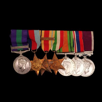 勋章奖章交易所10月15日群拍 - 英国二战/常规服役/长期服役奖章联排