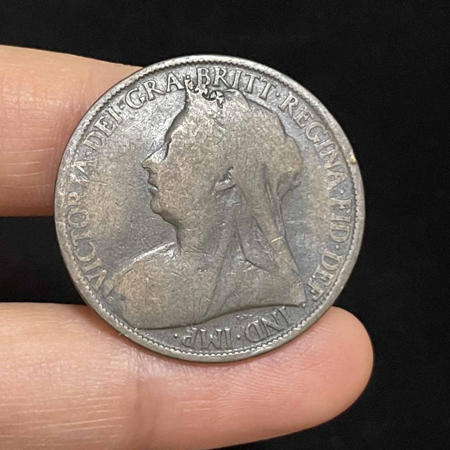 外国硬币0元起拍（3） 1899维多利亚女王 1便士大铜币