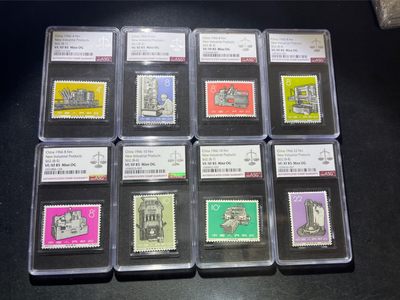 洪涛臻品 精选邮票限时拍卖第五十二期 - 特62机器新全  ASG85分OG 老纪特经典人气大套票，严评出分，85分超高性价比，同分适合收藏。壳子完好无划痕。目前ASG评级处于初级阶段，注意趁早下手囤精品货，未来一定有意想不到的收获