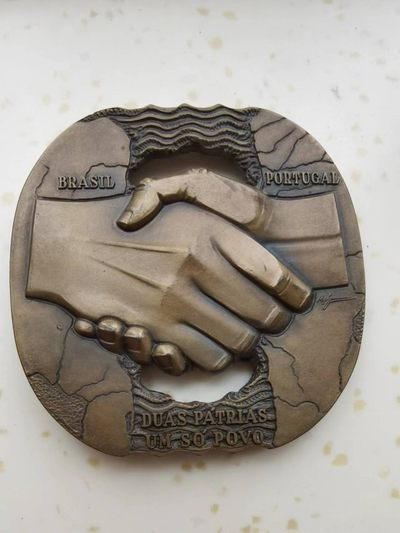 喜迎二十大外国章专场 - 1971年签订《巴西-葡萄牙平等地位协议》铜章