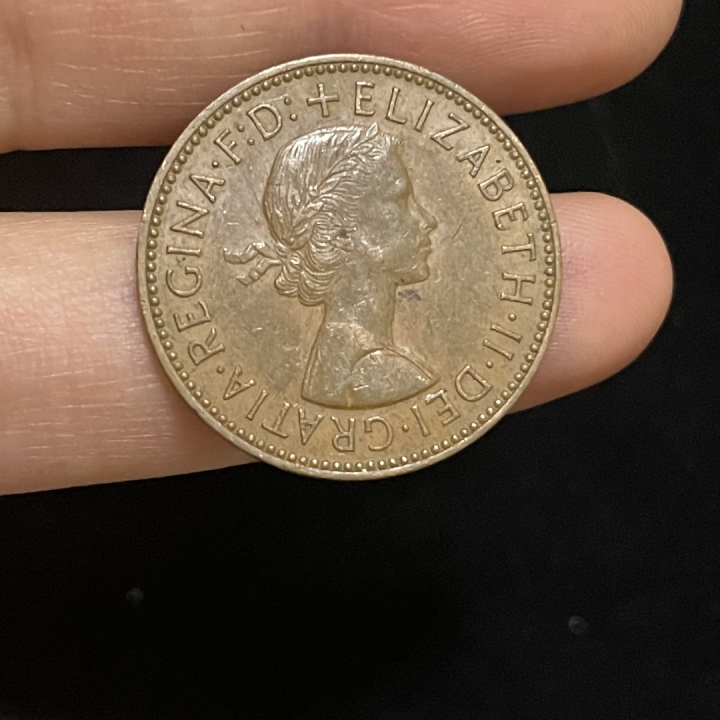 外国硬币0元起拍（3） 1965伊丽莎白半便士 帆船