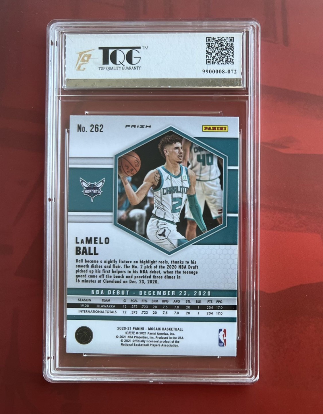 【稀奇送评】【TQG星卡评级】福利限时拍专场【1】 LAMELO BALL (三球)