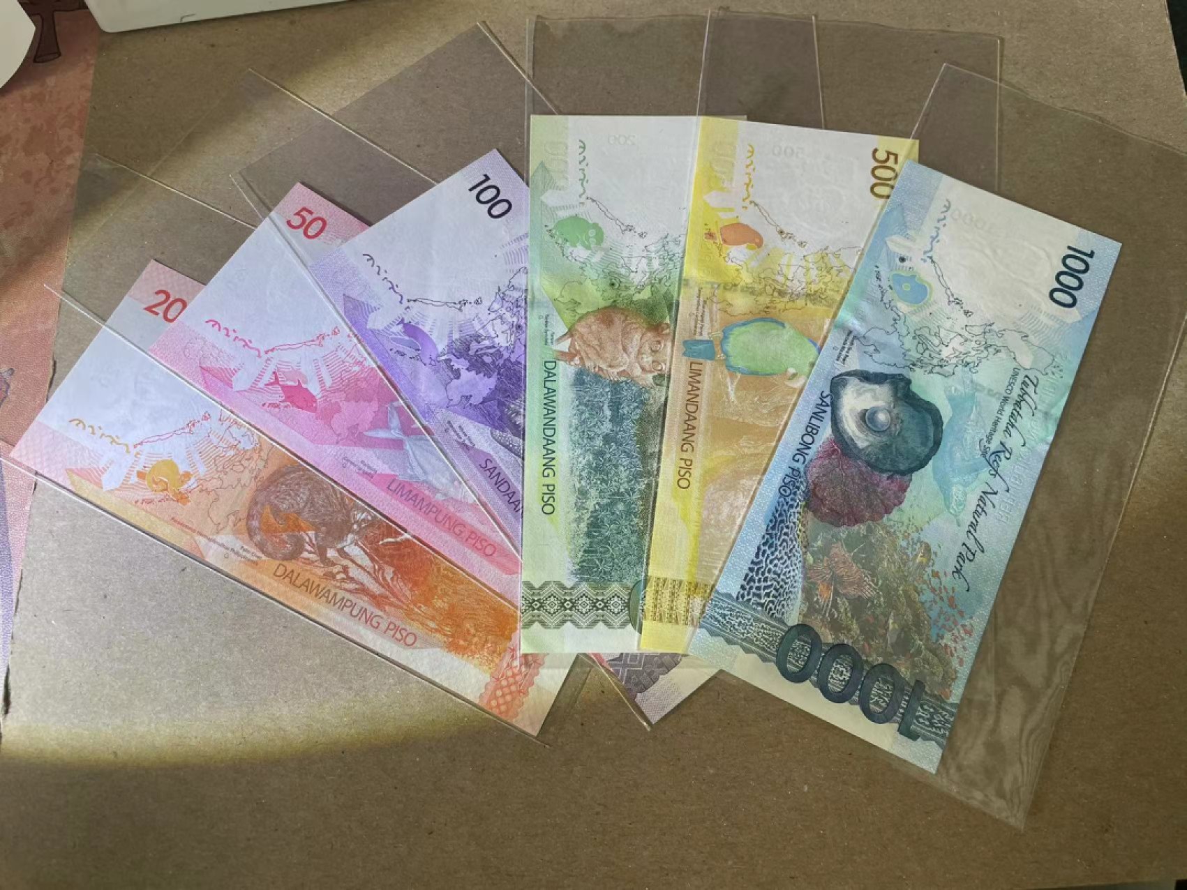 【Blue Auction】✨世界纸币精拍第235期【精】 【一组6张全套】菲律宾 20-1000比索 全新UNC