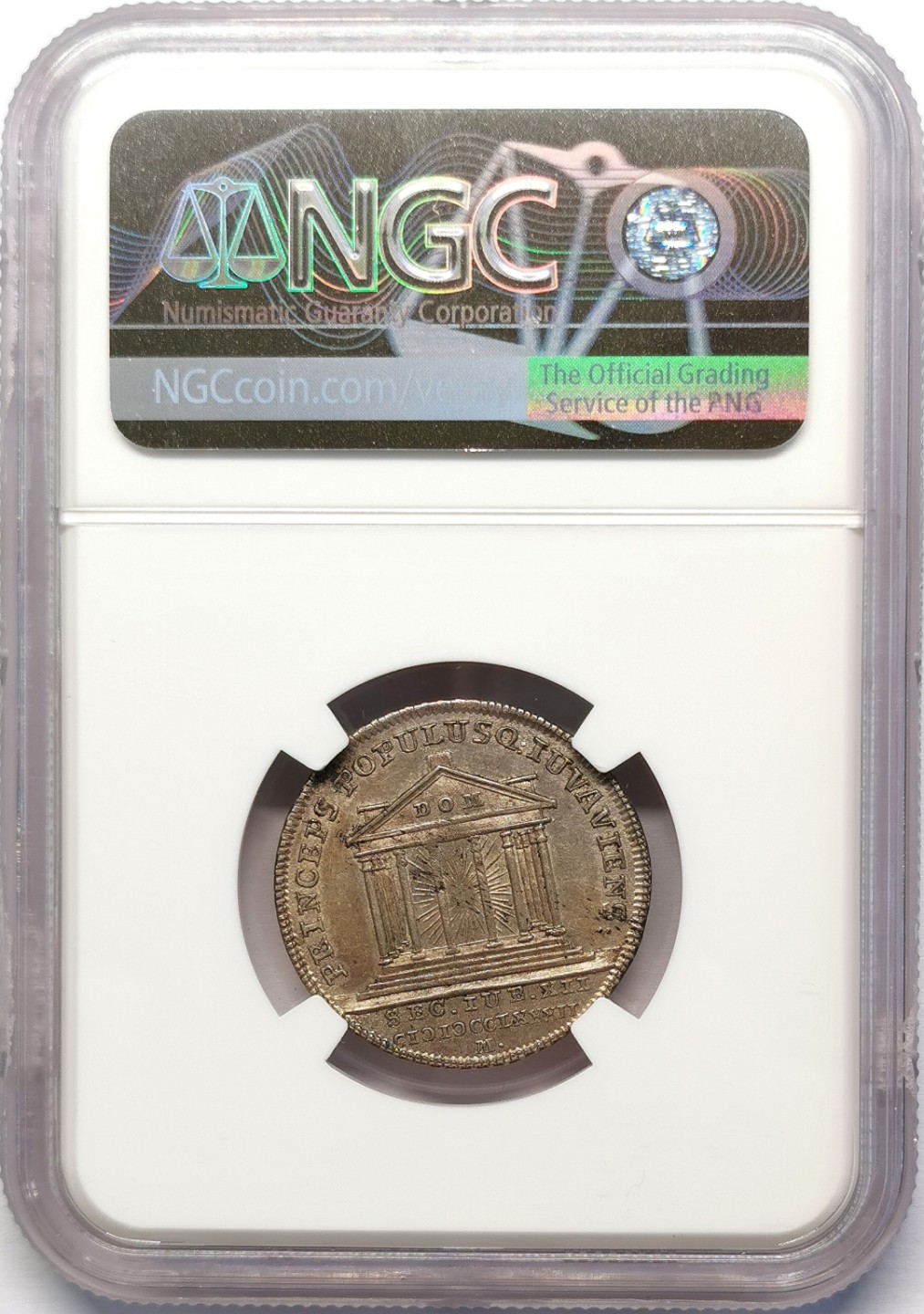 凡希社世界钱币微拍第二百十五期——德奥专场 1782萨尔茨堡大主教希罗尼穆斯2杜卡特金币银样NGC-MS62