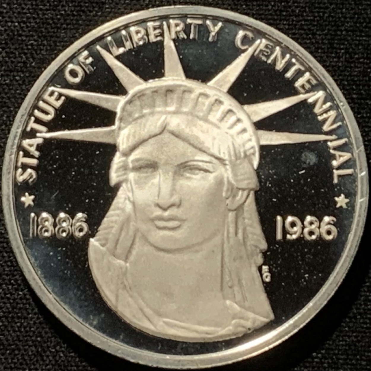 紫瑗钱币——第216期拍卖 美国 1986年 威廉和克拉克 银章 28.35克 0.925银 精制