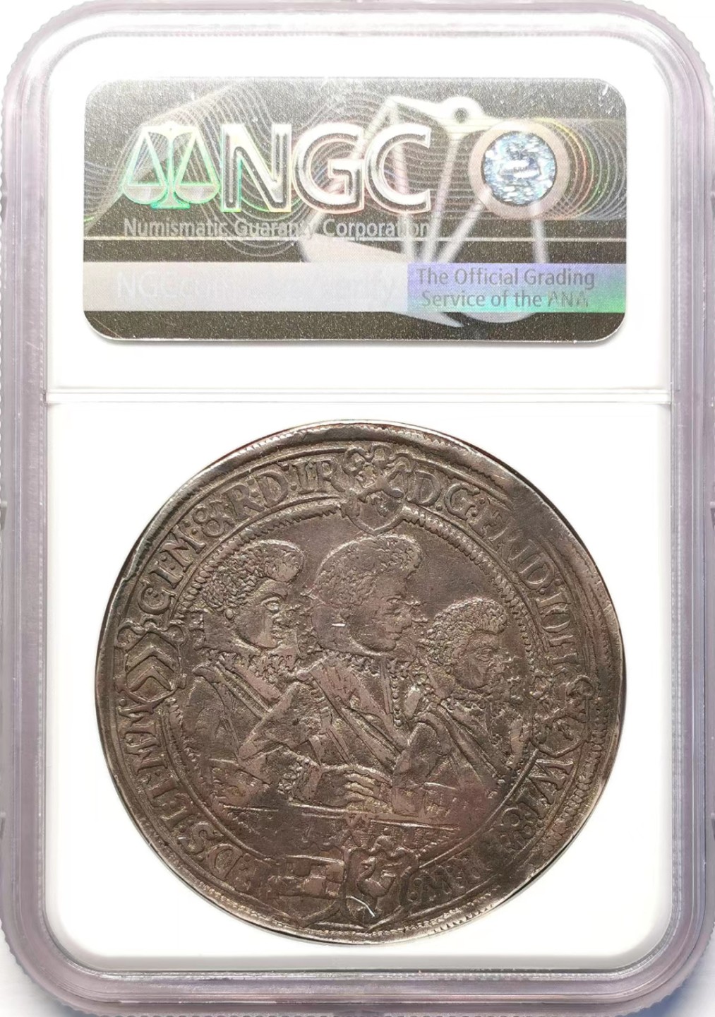 凡希社世界钱币微拍第二百十五期——德奥专场 1622萨克森阿尔滕堡约翰菲力四兄弟泰勒大银NGC-AU50