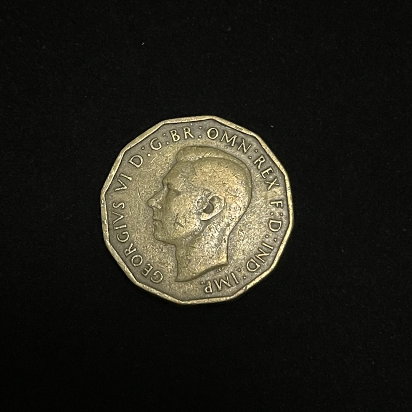 外国硬币0元起拍（4） 1937英国3便士 乔治六世时期
