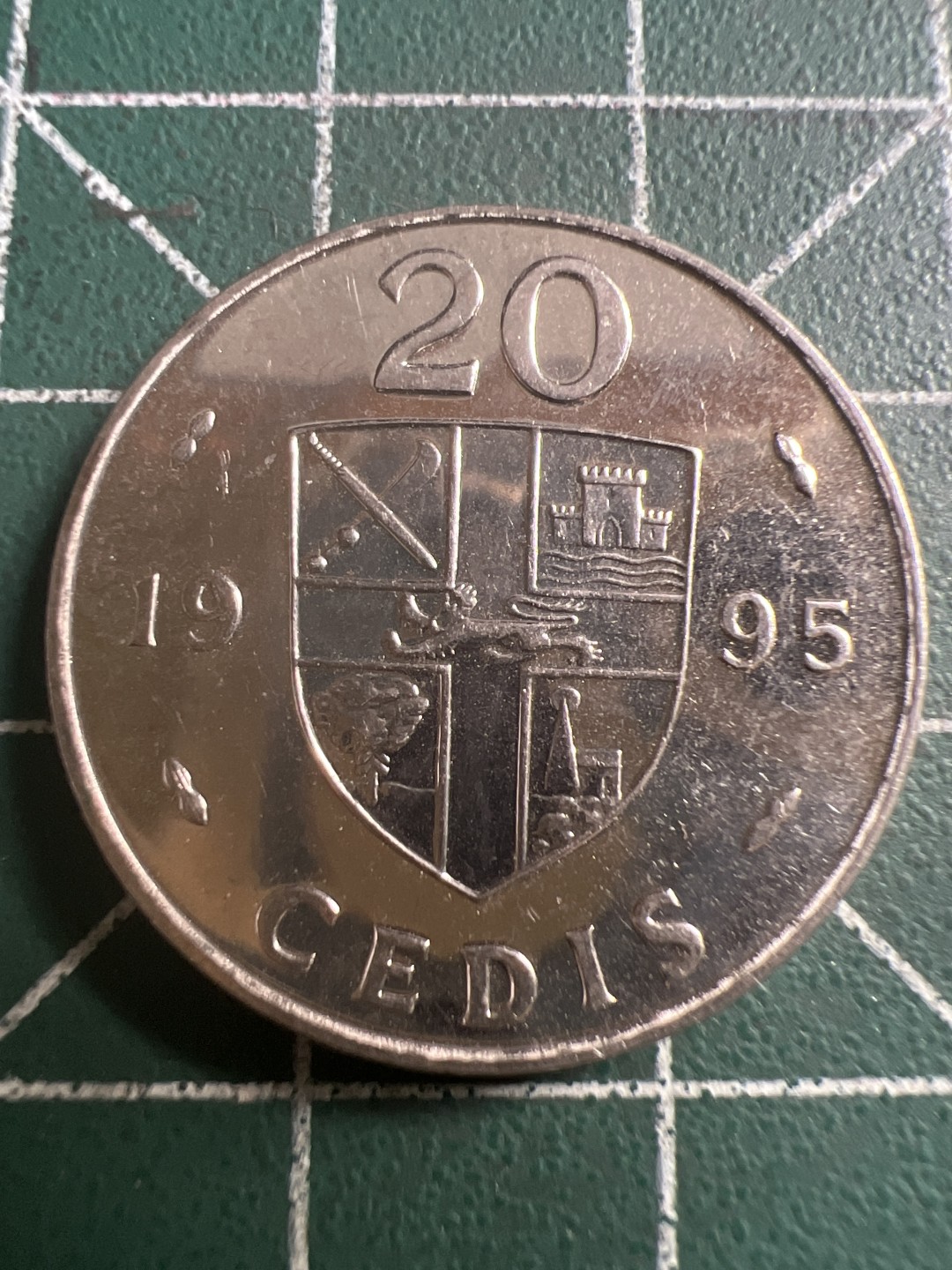 泡泡堂第116期  世界硬币纪念章邮票专场（无押金，无佣金，捡漏，全场20包邮，偏远地区除外） 加纳20赛地