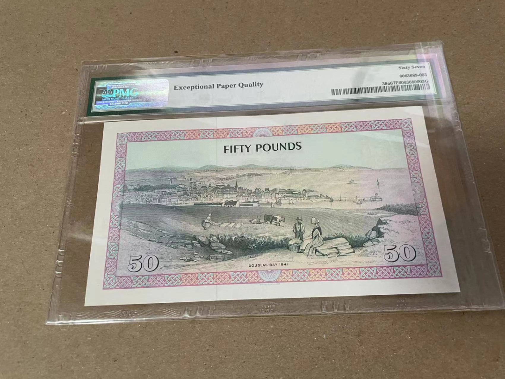 【Blue Auction】✨世界纸币精拍第235期【精】 马恩岛 1983年50镑 PMG67EPQ 女王 