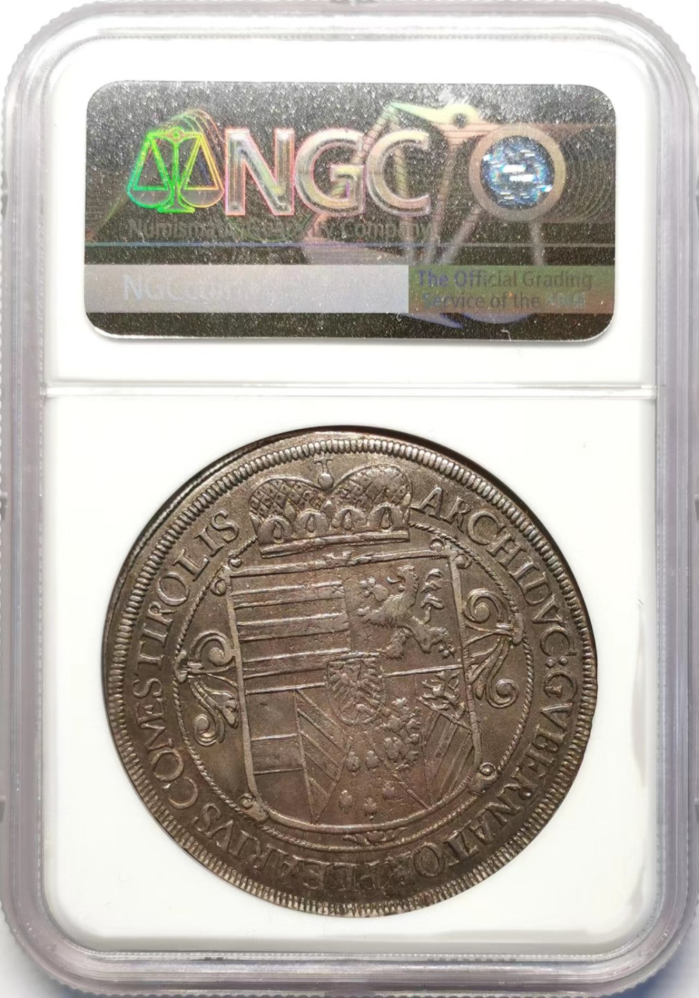 凡希社世界钱币微拍第二百十五期——德奥专场 1621奥地利大公利奥波德泰勒大银NGC-AU58