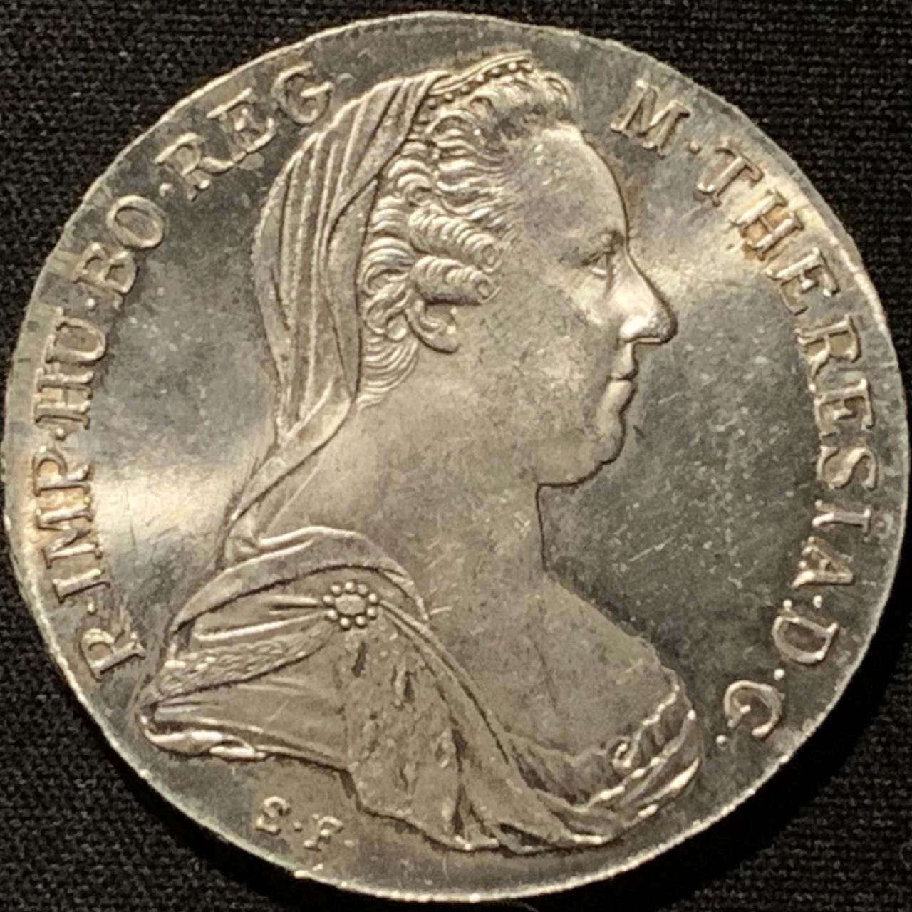 紫瑗钱币——第216期拍卖 奥匈帝国 1780年 特蕾莎·玛格丽特 大奶妈 1泰勒 银币 UNC