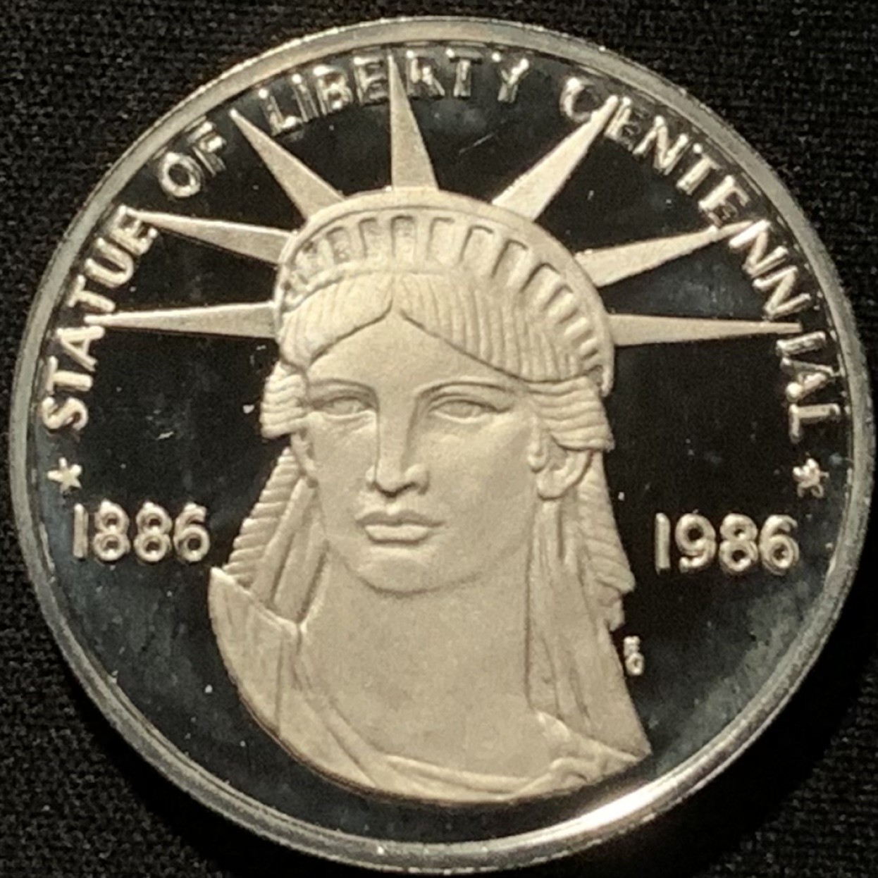 紫瑗钱币——第216期拍卖 美国 1986年 艾森豪威尔 银章 28.35克 0.925银 精制