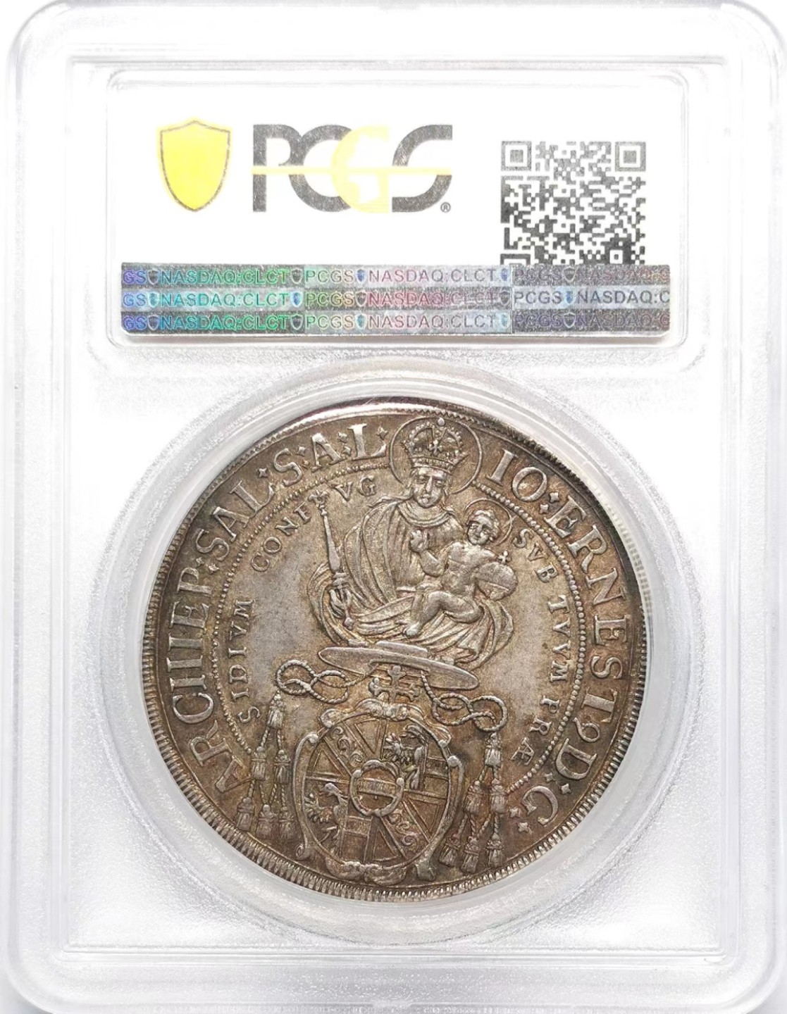 凡希社世界钱币微拍第二百十五期——德奥专场 1708萨尔茨堡约翰恩斯特主教泰勒PCGS-MS63淡金彩收藏级！