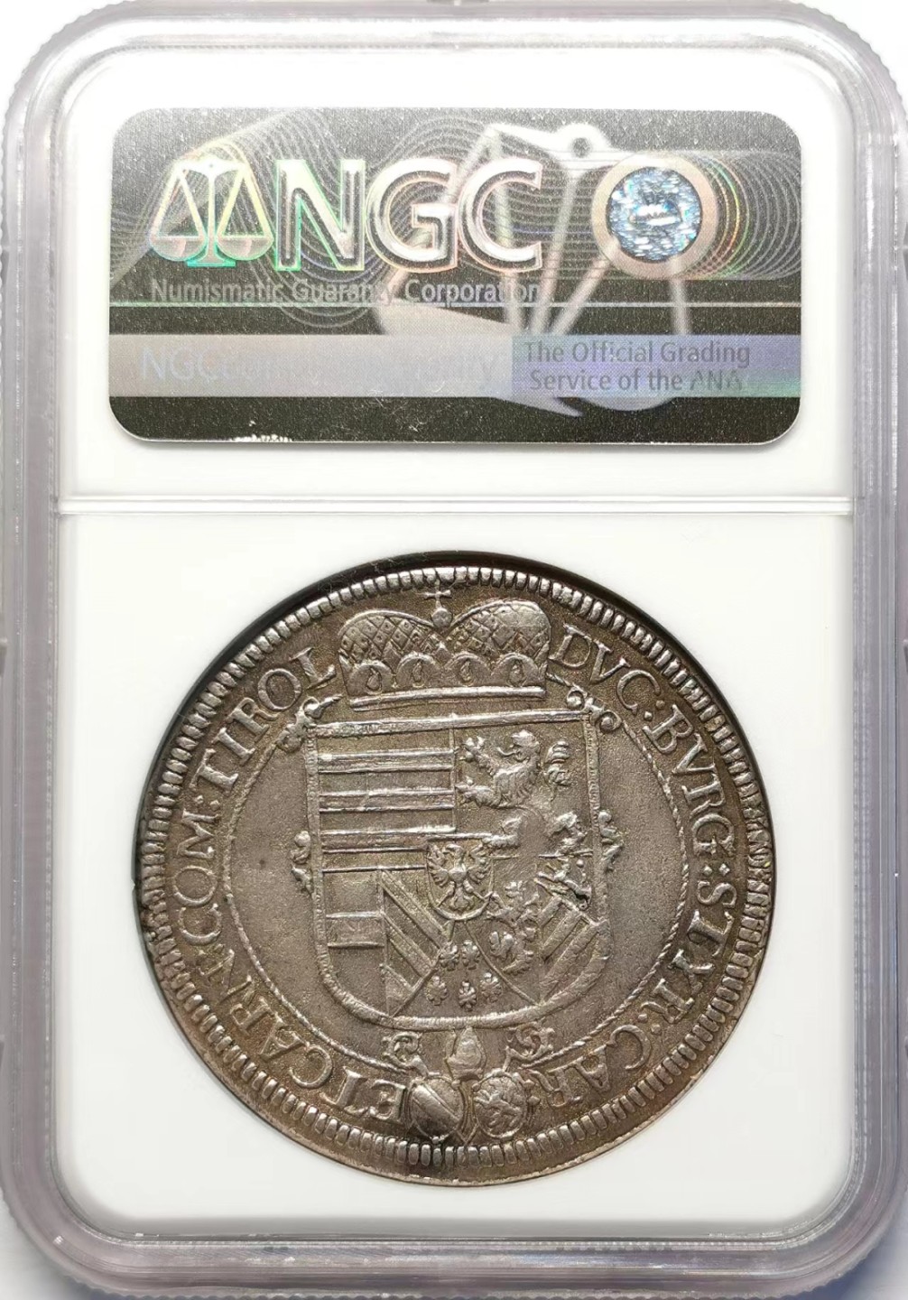 凡希社世界钱币微拍第二百十五期——德奥专场 1620奥地利大公利奥波德泰勒大银NGC-MS61深色包浆收藏级！