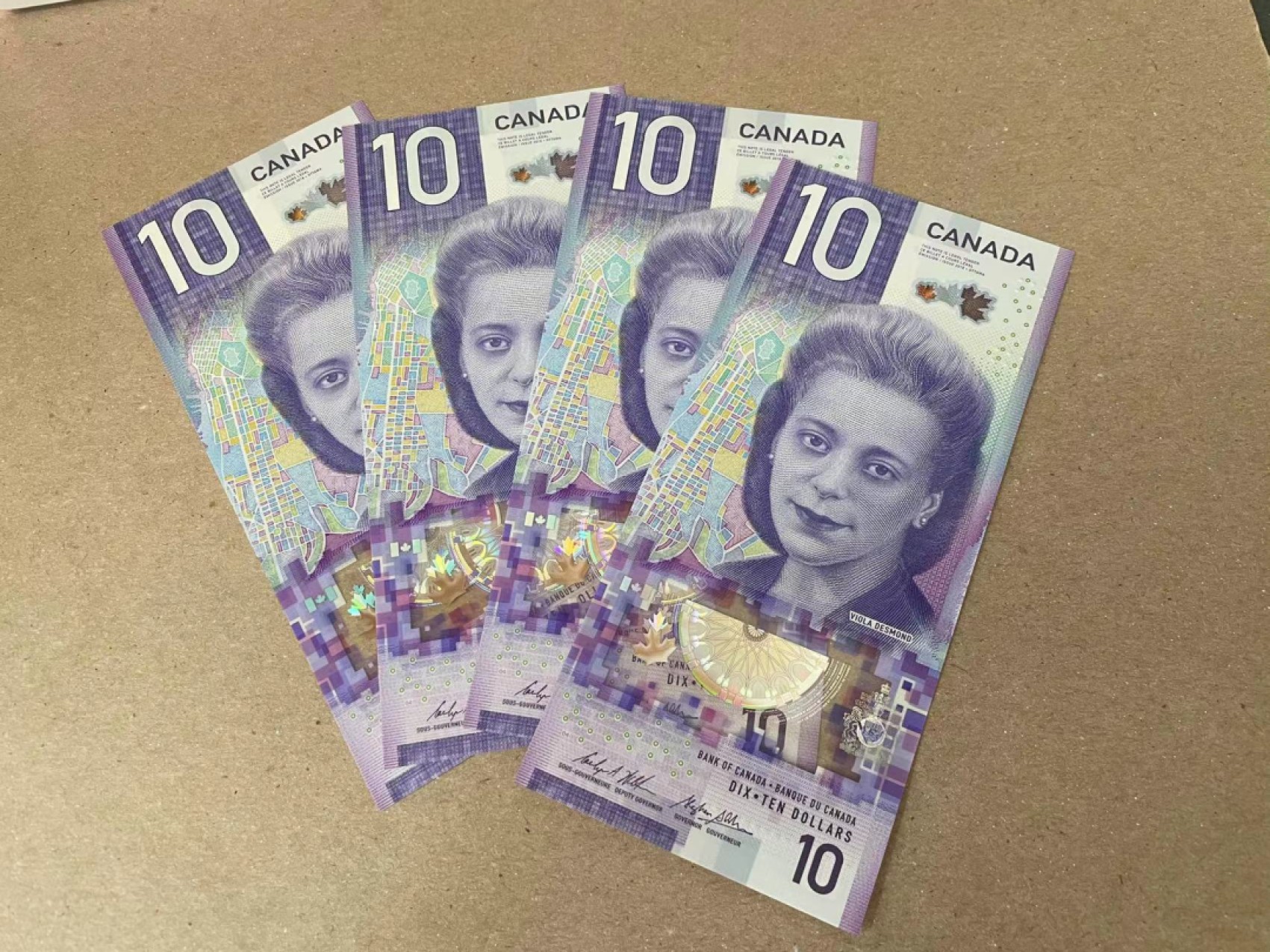 【Blue Auction】✨世界纸币精拍第235期【精】  【一组4张首发冠】加拿大 2018年10元 全新UNC