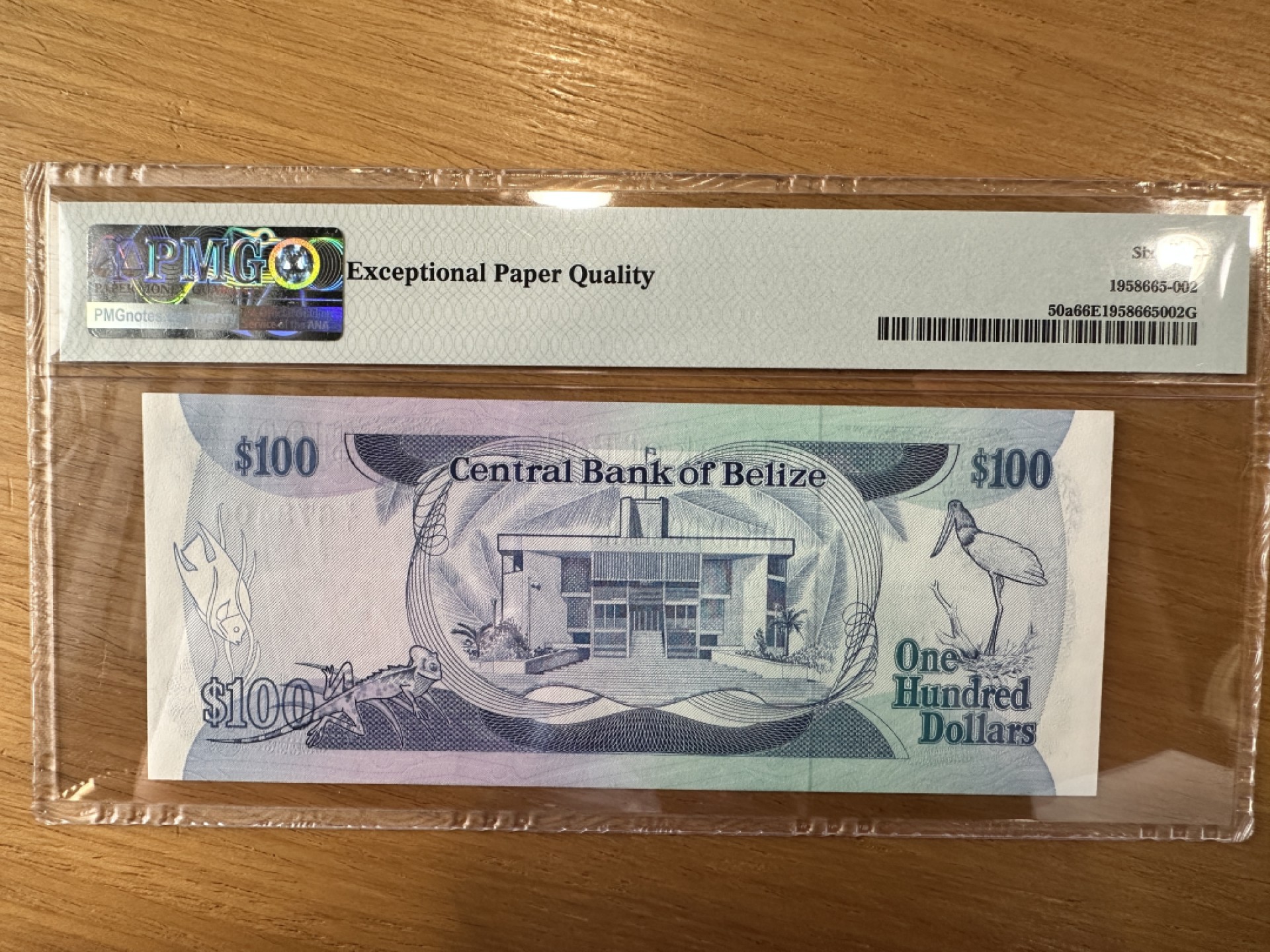 【Blue Auction】✨世界纸币精拍第235期【精】 伯利兹 1983年100元 最高值 少见 PMG66EPQ BWC出品 女王